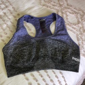 Gymshark ombré seamless sports bra